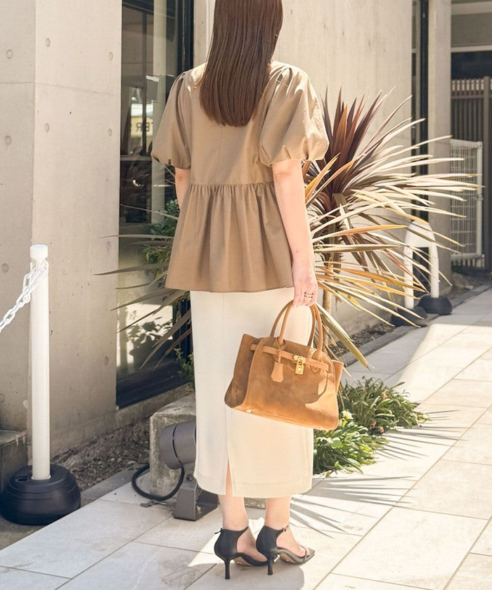 ノーリーズソフィー NOLLEY'S sophi ダブルサテンイージーSK （キナリ） キナリ