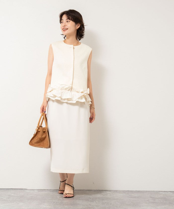 ノーリーズソフィー NOLLEY'S sophi ダブルサテンイージーSK （キナリ） キナリ