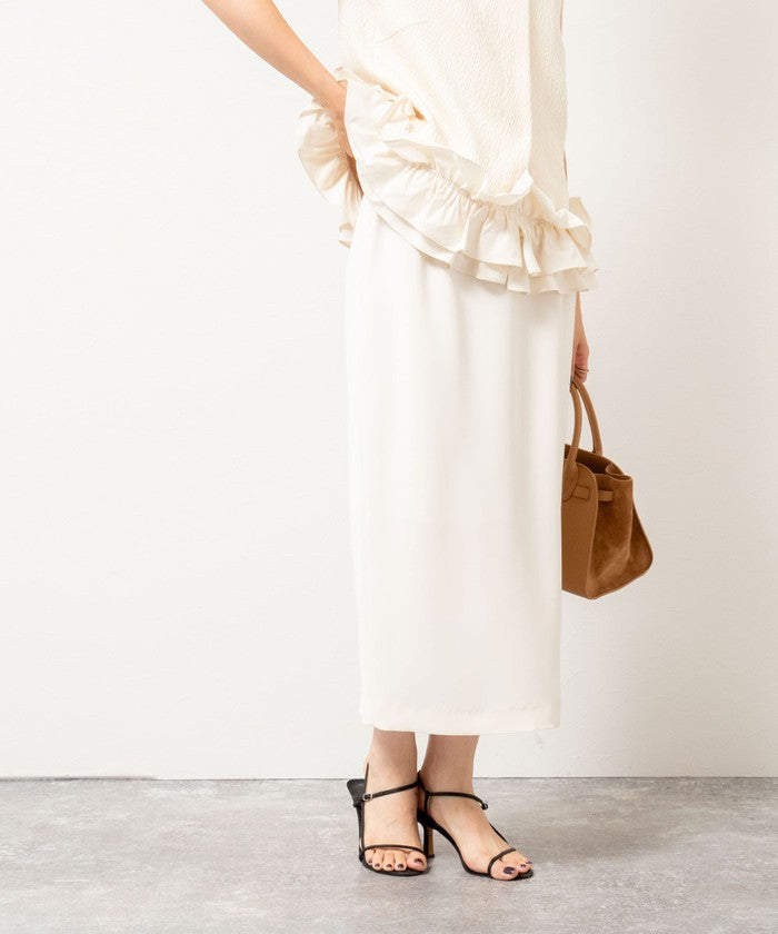 ノーリーズソフィー NOLLEY'S sophi ダブルサテンイージーSK （キナリ） キナリ