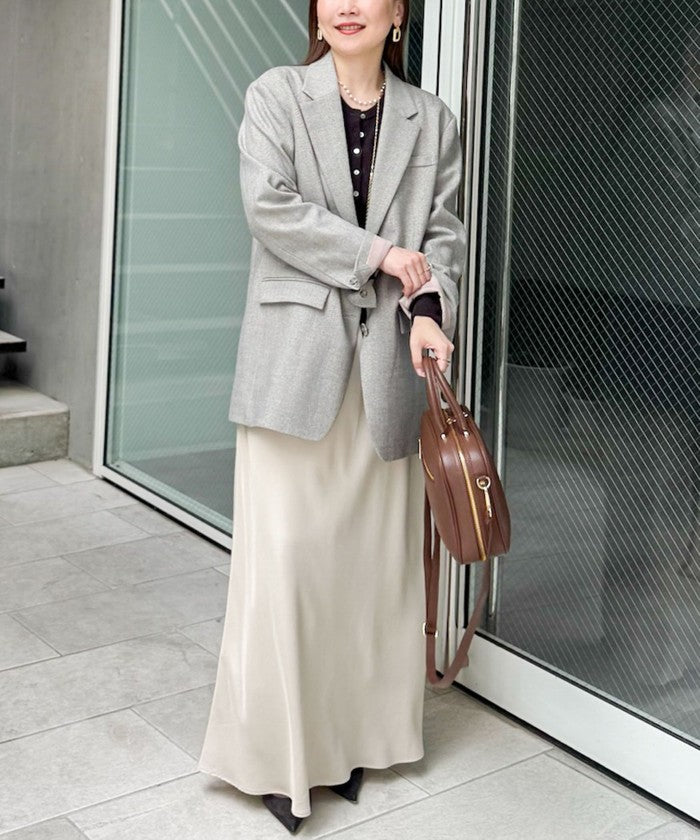 ノーリーズソフィー NOLLEY'S sophi フィブリルサテンナローSK （ベージュ） ベージュ