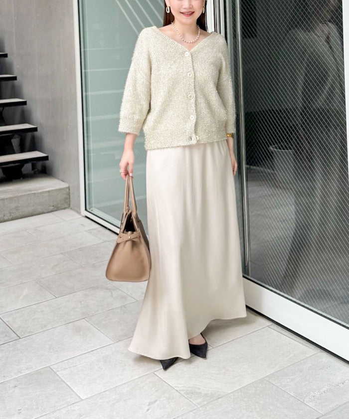 ノーリーズソフィー NOLLEY'S sophi フィブリルサテンナローSK （ベージュ） ベージュ