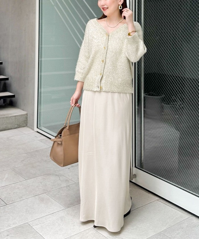 ノーリーズソフィー NOLLEY'S sophi フィブリルサテンナローSK （ベージュ） ベージュ