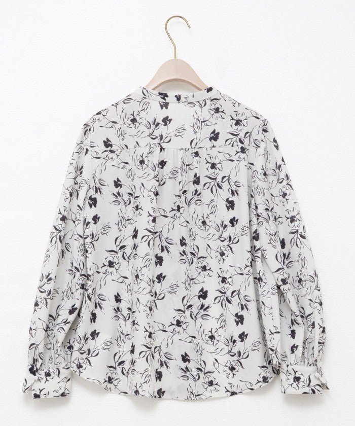 ノーリーズソフィー NOLLEY'S sophi ジョーゼットVネックBL （ホワイト系2） ホワイト系2