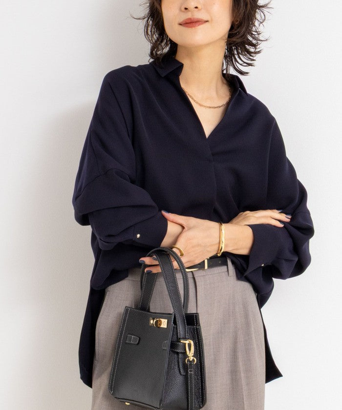 ノーリーズソフィー NOLLEY'S sophi ダブルサテンスキッパーBL （ネイビー） ネイビー