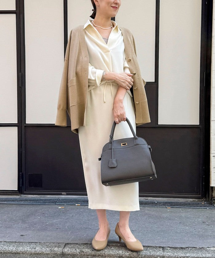 ノーリーズソフィー NOLLEY'S sophi ダブルサテンスキッパーBL （ネイビー） ネイビー