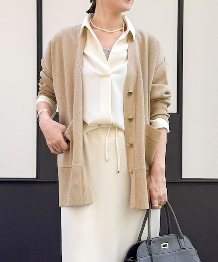 ノーリーズソフィー NOLLEY'S sophi ダブルサテンスキッパーBL （ネイビー） ネイビー