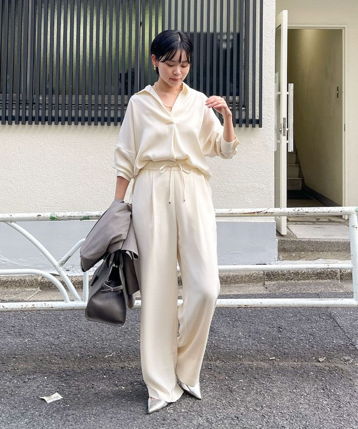 ノーリーズソフィー NOLLEY'S sophi ダブルサテンスキッパーBL （ネイビー） ネイビー