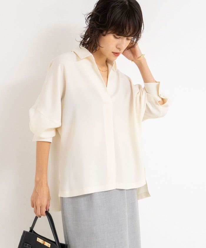 ノーリーズソフィー NOLLEY'S sophi ダブルサテンスキッパーBL （ネイビー） ネイビー