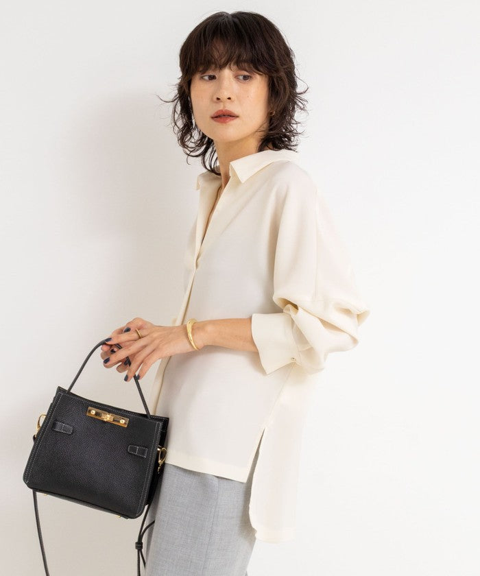 ノーリーズソフィー NOLLEY'S sophi ダブルサテンスキッパーBL （ネイビー） ネイビー