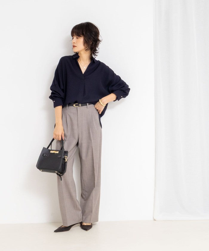 ノーリーズソフィー NOLLEY'S sophi ダブルサテンスキッパーBL （ネイビー） ネイビー