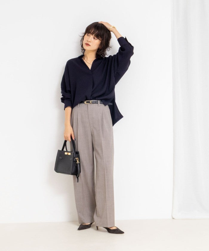 ノーリーズソフィー NOLLEY'S sophi ダブルサテンスキッパーBL （ネイビー） ネイビー