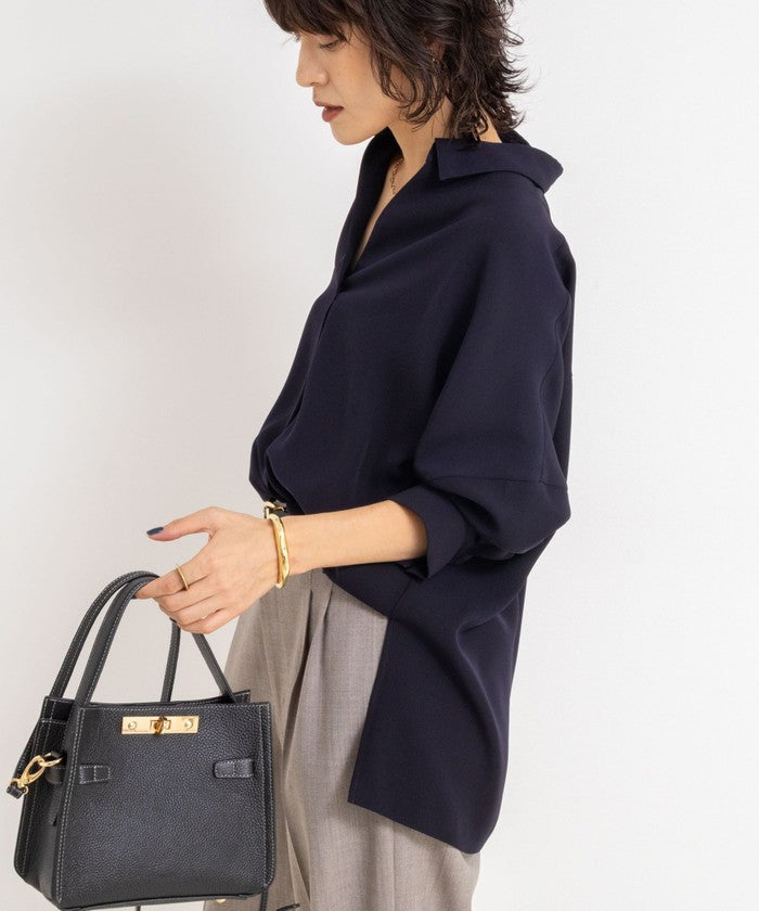 ノーリーズソフィー NOLLEY'S sophi ダブルサテンスキッパーBL （ネイビー） ネイビー