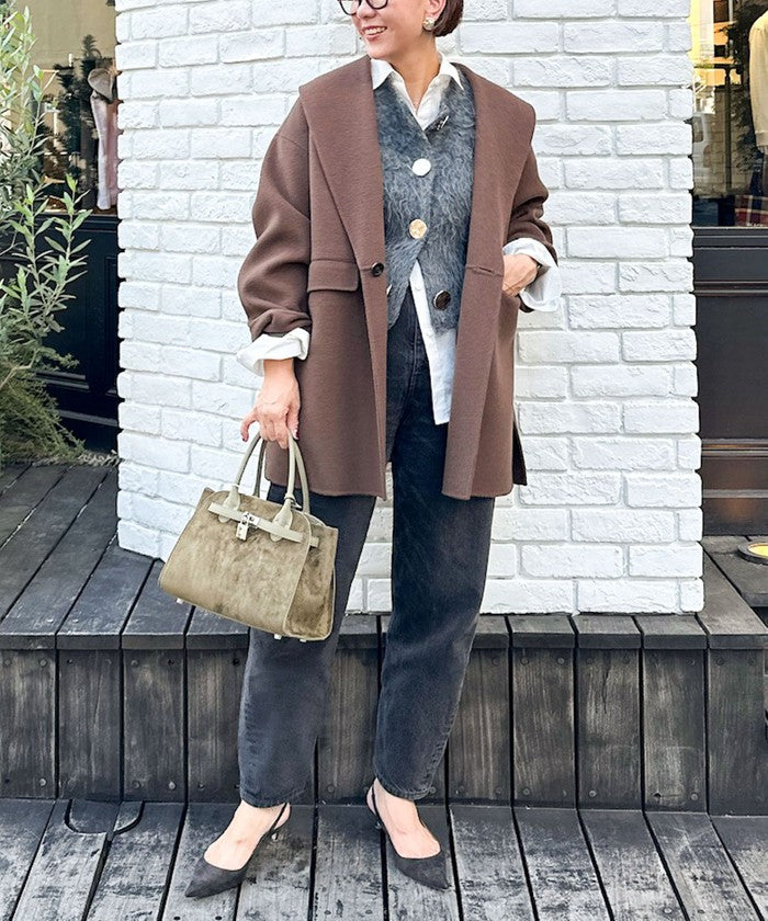 ノーリーズソフィー NOLLEY'S sophi SUPER140リバーショールCT （ベージュ） ベージュ