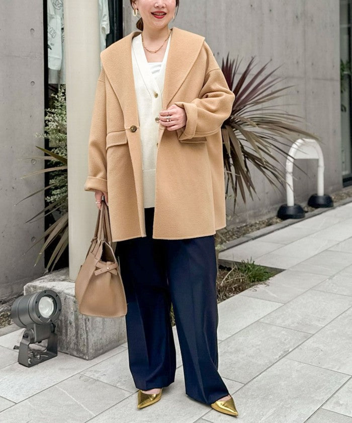 ノーリーズソフィー NOLLEY'S sophi SUPER140リバーショールCT （ベージュ） ベージュ