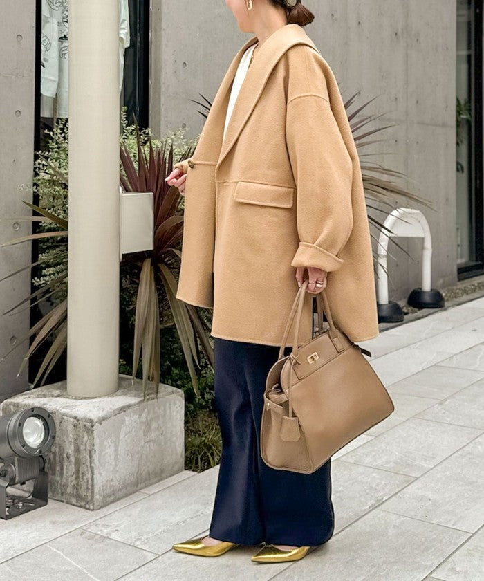 ノーリーズソフィー NOLLEY'S sophi SUPER140リバーショールCT （ベージュ） ベージュ