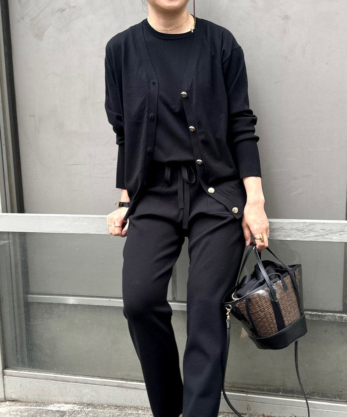 リエミラー Rie Miller ニットサロペット （キナリ） リエミラー Rie Miller ニットサロペット （キナリ