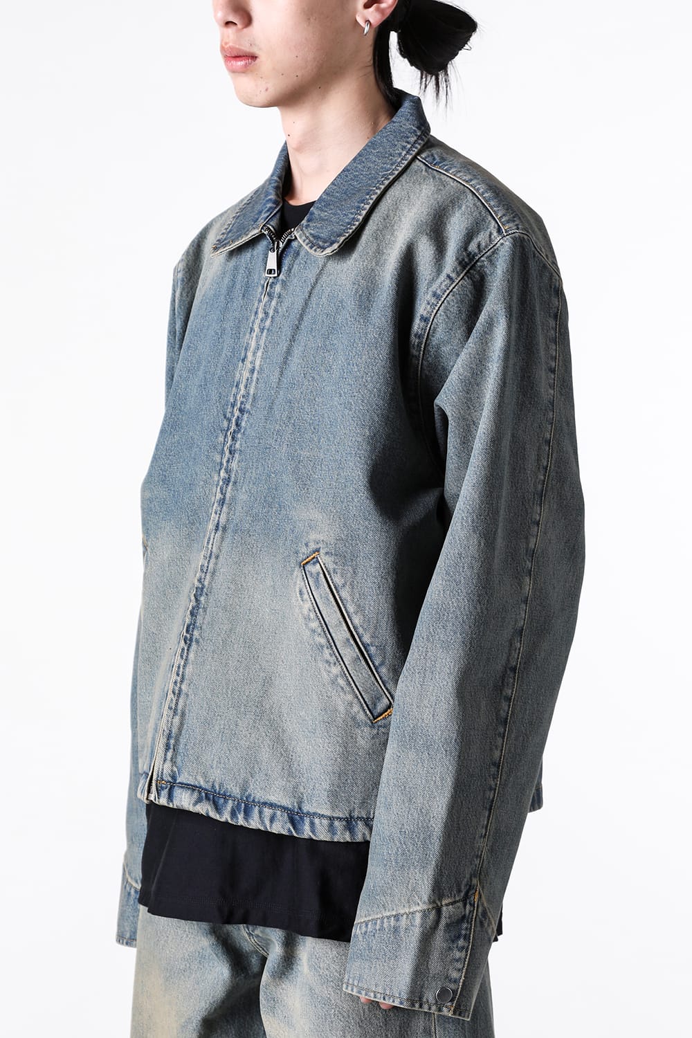 ノーメンテナンス NO MAINTENANCE Sand Wash Mechanic Jacket （Sand-Wash） Sand-Wash