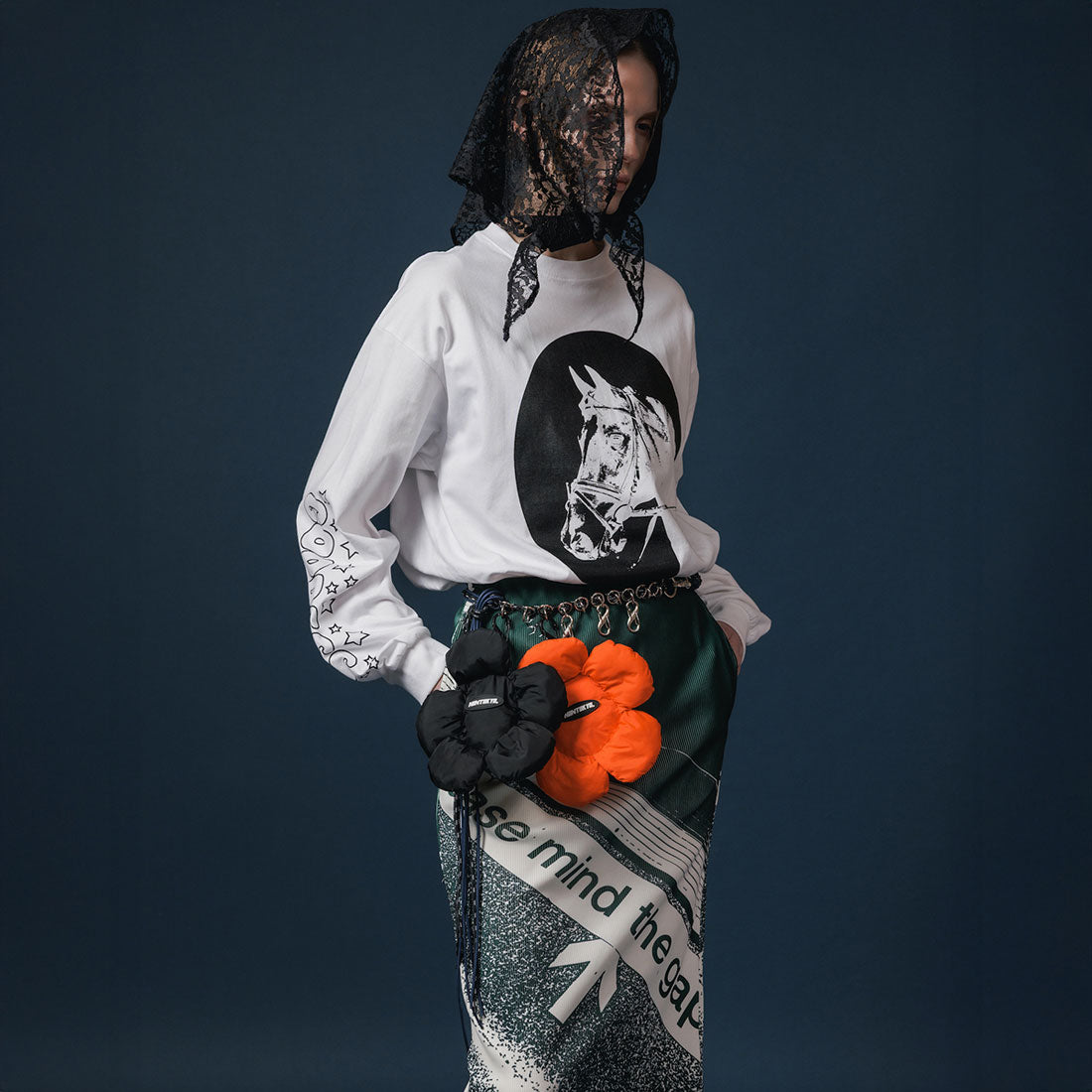 ノントーキョー NON TOKYO フラワーエコBAG（FLOWER ECO BAG） （ORANGE） ORANGE