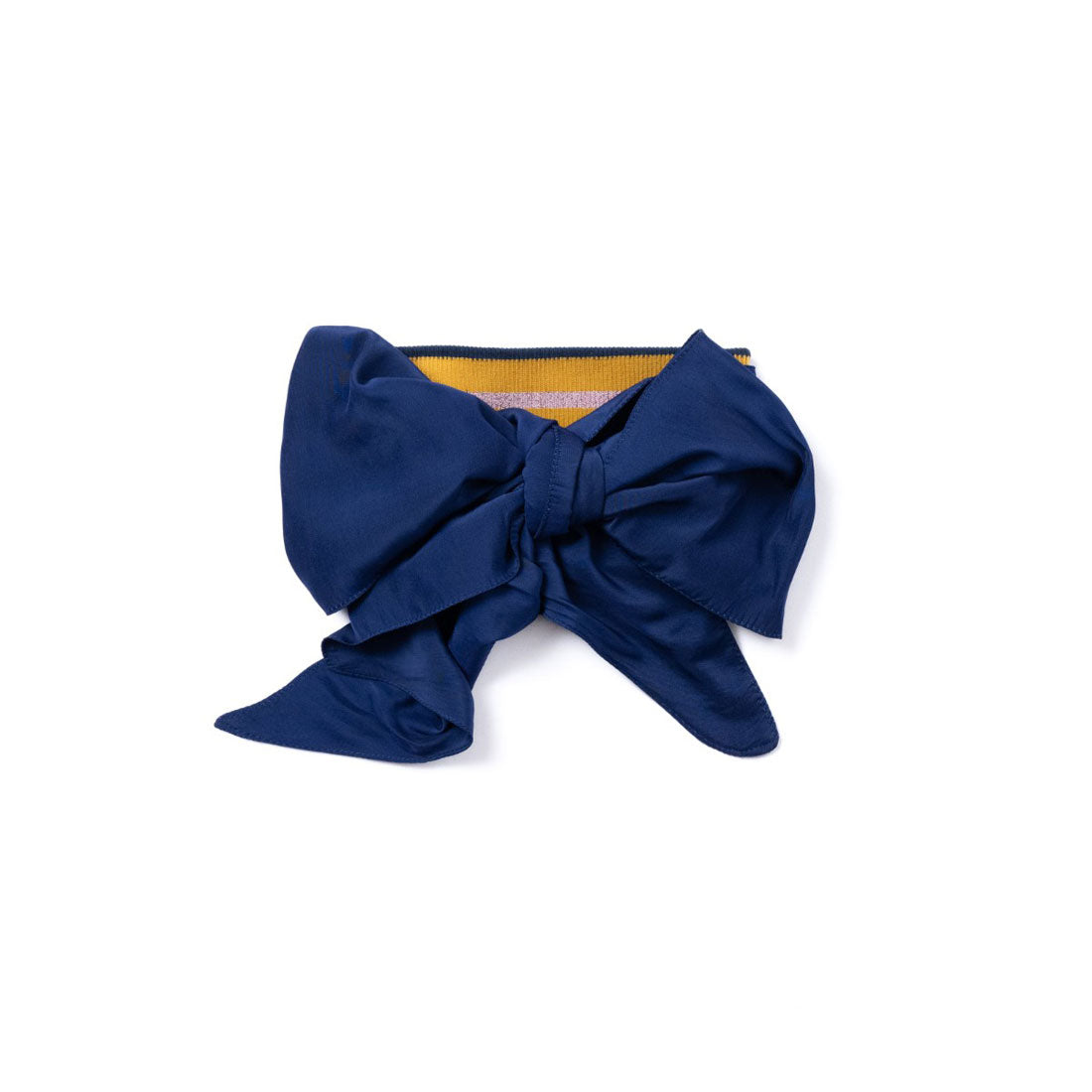 ノントーキョー NON TOKYO リボン ヘアバンド（RIBBON HAIR-BAND） （NAVY×MUSTARD） NAVY×MUSTARD