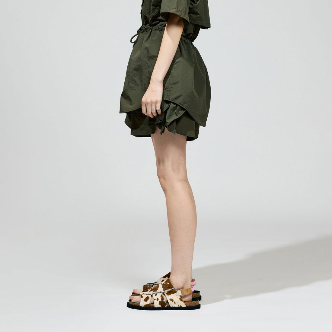 ノントーキョー NON TOKYO NON TOKYO FRILL TRACK SHORTS（ノントーキョー フリル トラックショーツ） （KHAKI） KHAKI