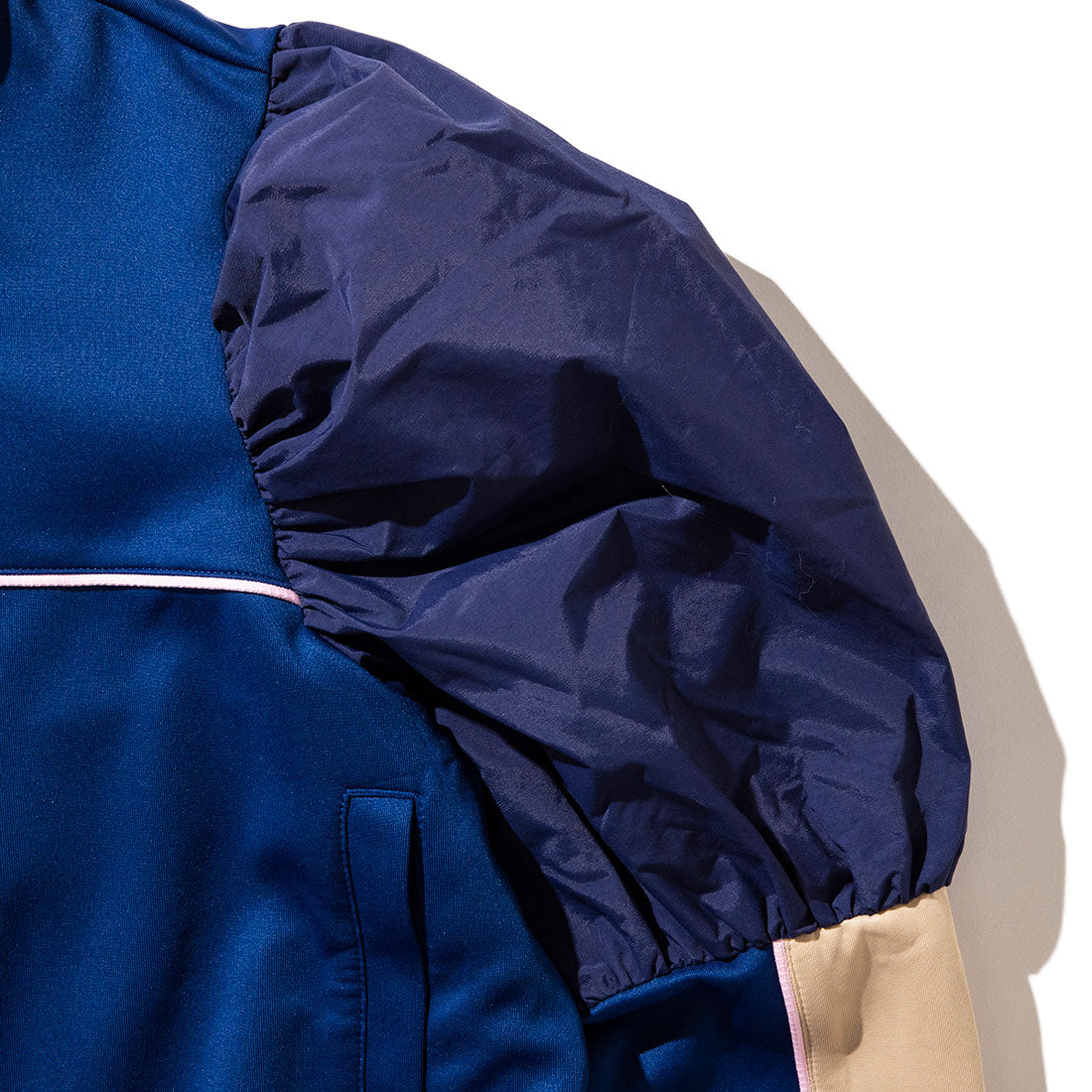 ノントーキョー NON TOKYO パフスリーブジップアップジャージー（PUFF SLEEVE ZIP-UP JERSEY） （BLUE） BLUE