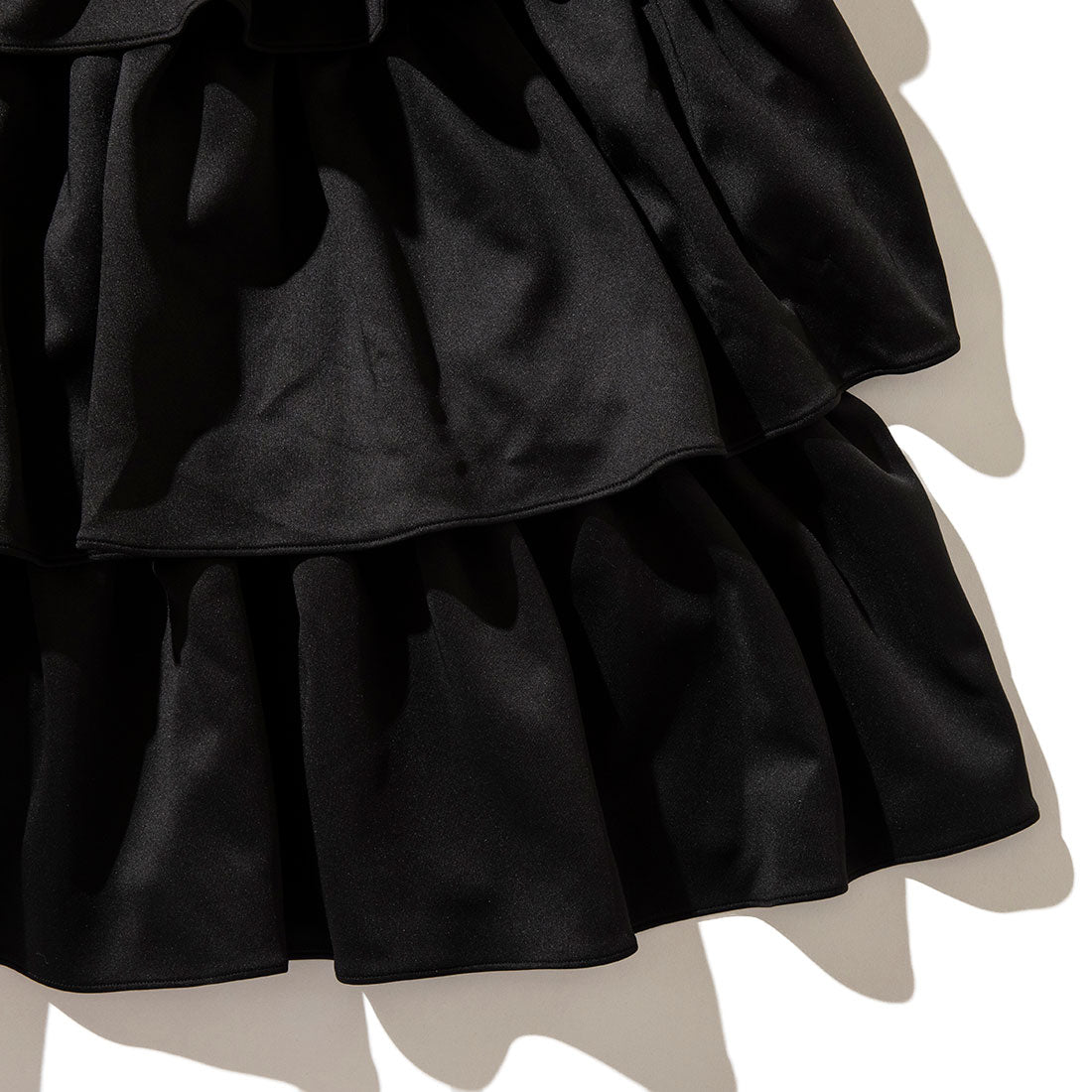 ノントーキョー NON TOKYO ジャージーティアードスカート（JERSEY TIERED SKIRT） （BLACK） BLACK
