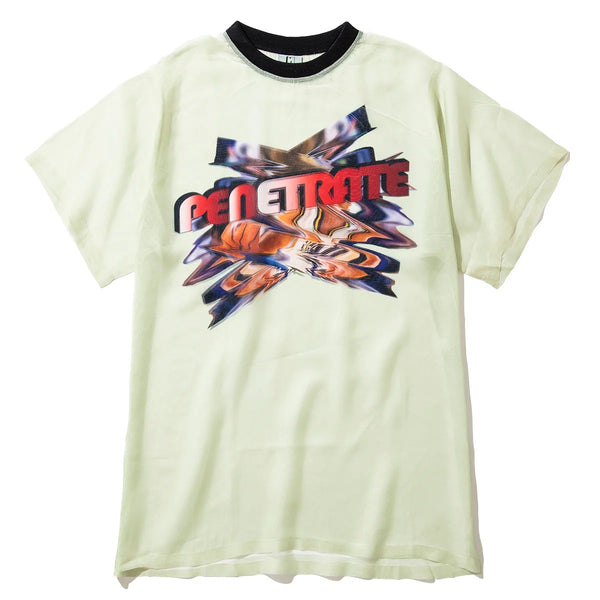 トップス NON TOKYO DIRECT PRINT T-SHIRT Non-Tokyo NON TOKYO Direct Print Sheer T-Shirt