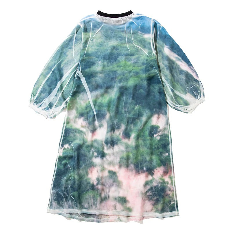 ノントーキョー NON TOKYO ダイレクトプリント シアーワンピース（DIRECT PRINT SHEER ONE-PIECE） （MOUNTAIN） MOUNTAIN