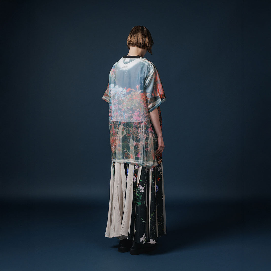 トップス NON TOKYO DIRECT PRINT T-SHIRT Non Tokyo Direct Print Sheer T-Shirt