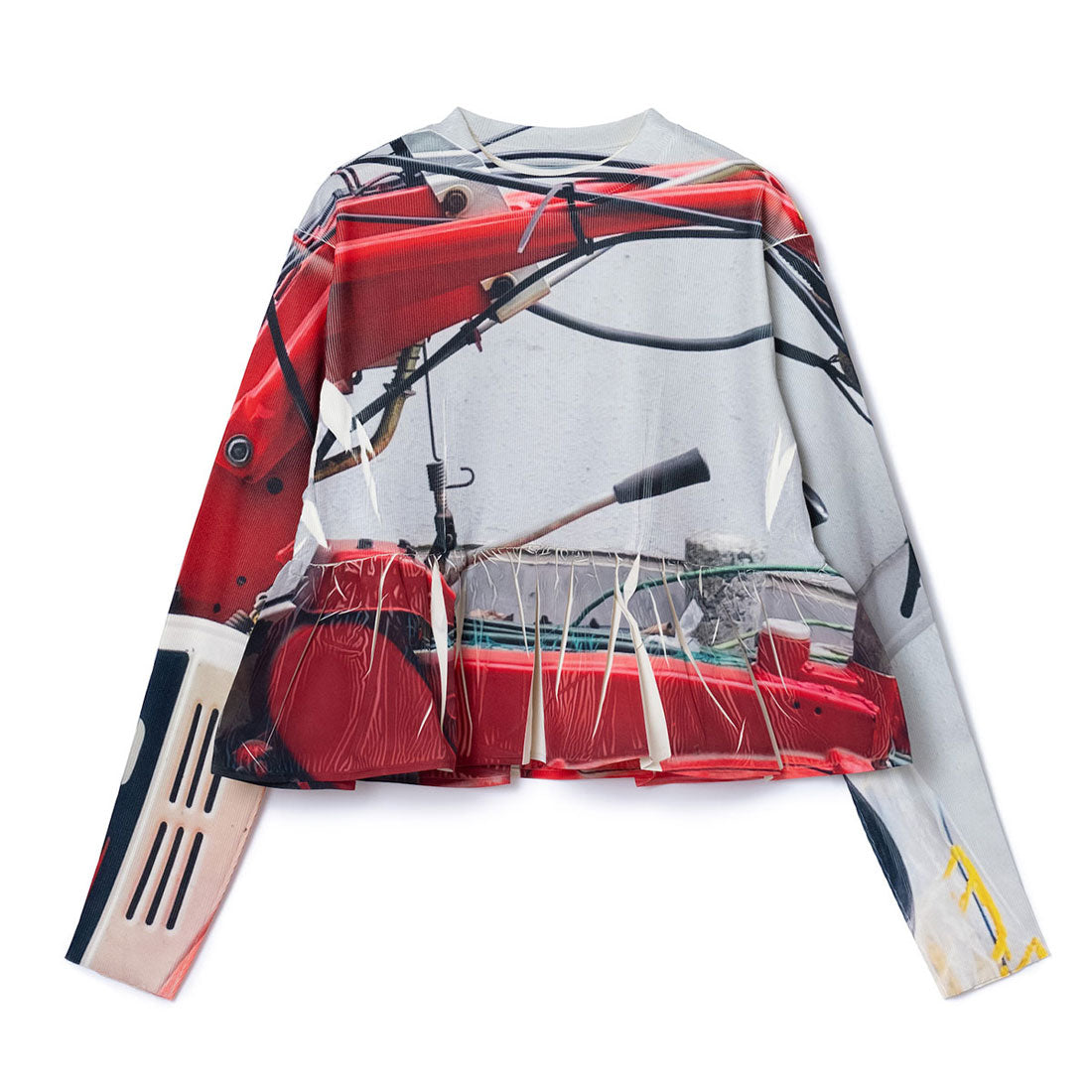 ノントーキョー NON TOKYO ダイレクトプリントリブギャザーカットソー（DIRECT PRINT RIB GATHER C/S） （TRACTOR） TRACTOR