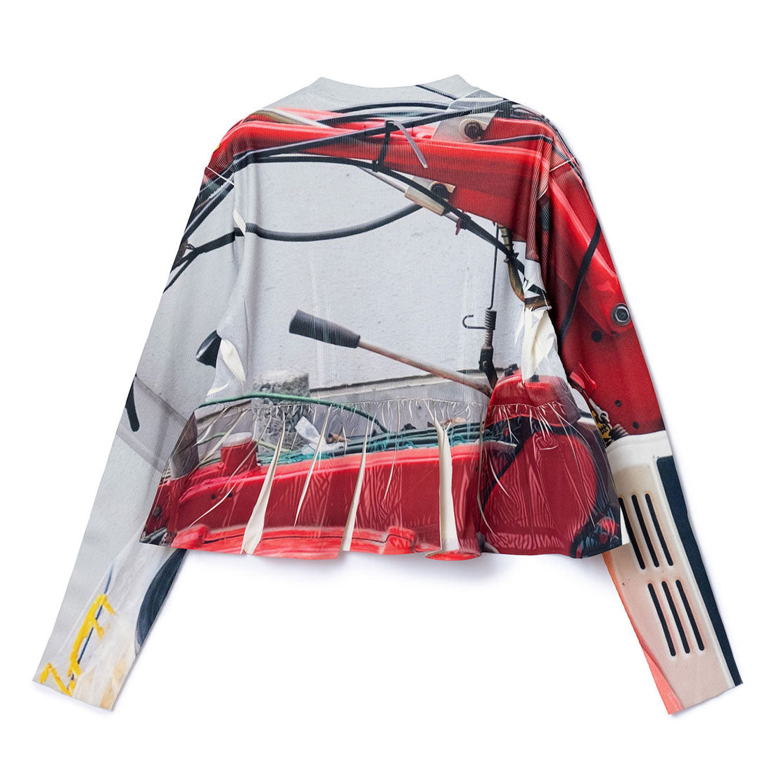ノントーキョー NON TOKYO ダイレクトプリントリブギャザーカットソー（DIRECT PRINT RIB GATHER C/S） （TRACTOR） TRACTOR