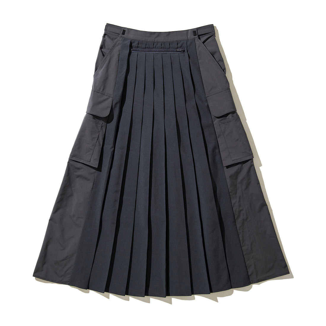 ノントーキョー NON TOKYO 2WAY マルチポケット プリーツ スカート（2WAY MULTIPOCKET PLEATS SKIRT） （GRAY） GRAY