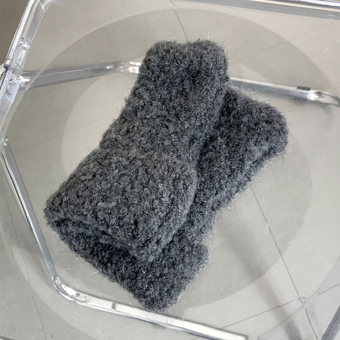 ノンヘッジ non-hedge ネコミミブークレニット帽