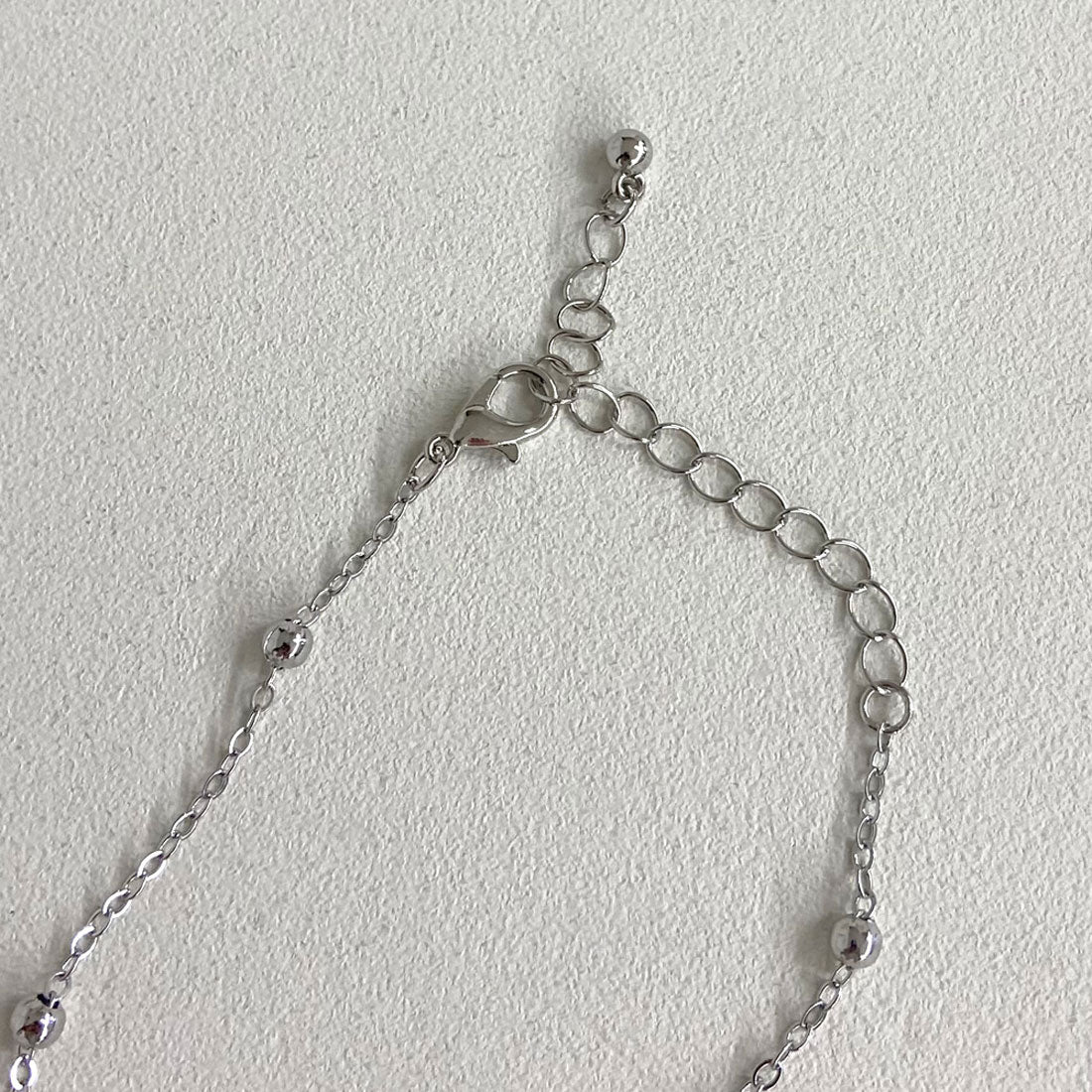 ノンヘッジ non-hedge リボンネックレス・ブレスレットセット （シルバー） シルバー