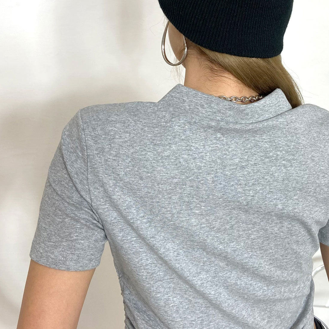 ノンヘッジ non-hedge ZIPサイドドロストポロ （ブラック） ブラック