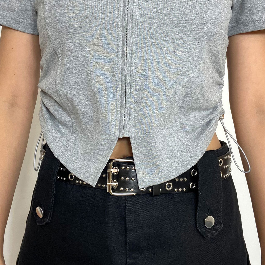 ノンヘッジ non-hedge ZIPサイドドロストポロ （ブラック） ブラック