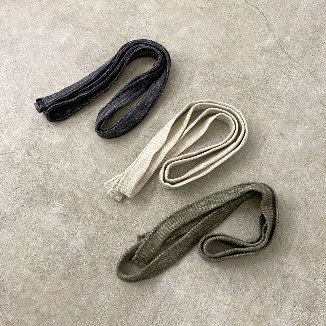 ノンヘッジ non-hedge ミックスニットソーチョーカー付き （ブラック） ブラック