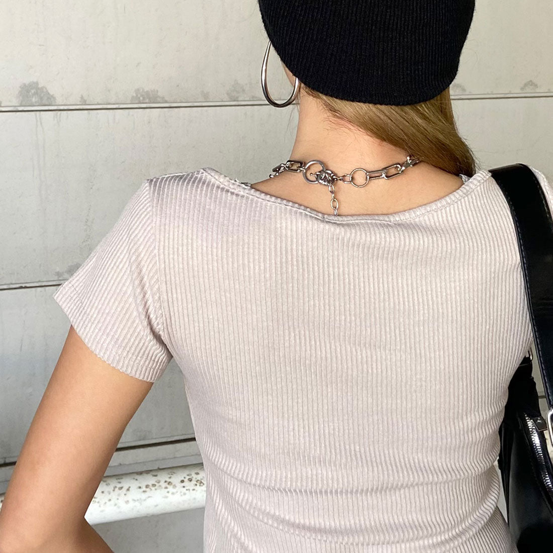 ノンヘッジ non-hedge レースタンクアンサンブル風トップス （ベージュ） ベージュ