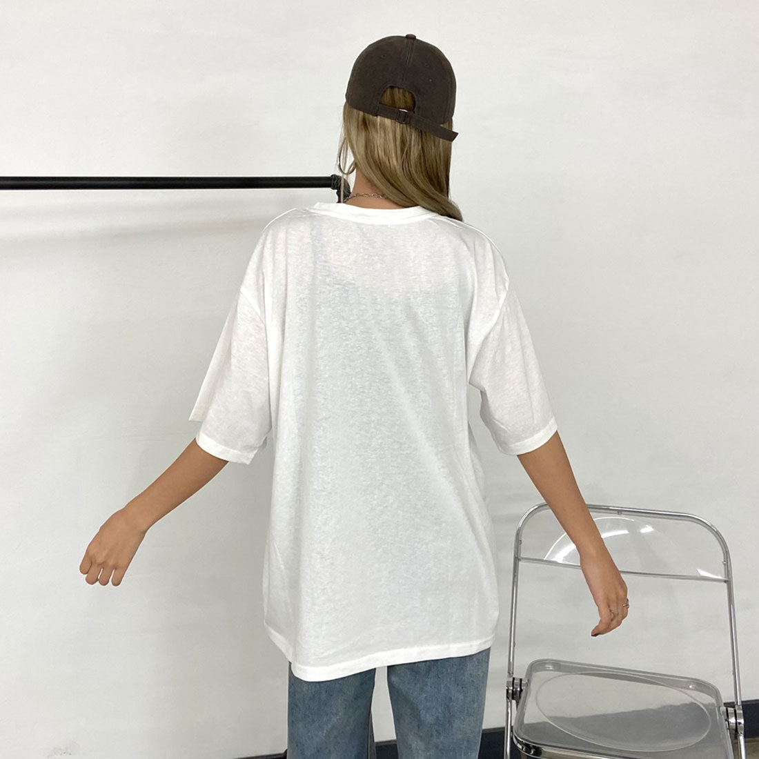 ノンヘッジ non-hedge ヒョウ柄ビッグTシャツ （ブラック） ブラック