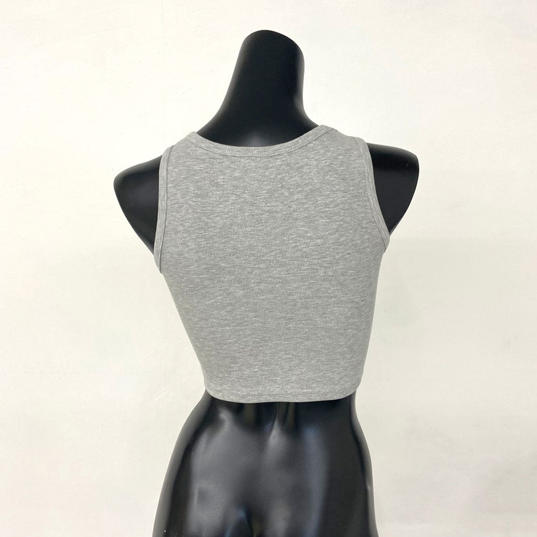 ノンヘッジ non-hedge シルバープレートリブタンクトップ （ブラック） ブラック