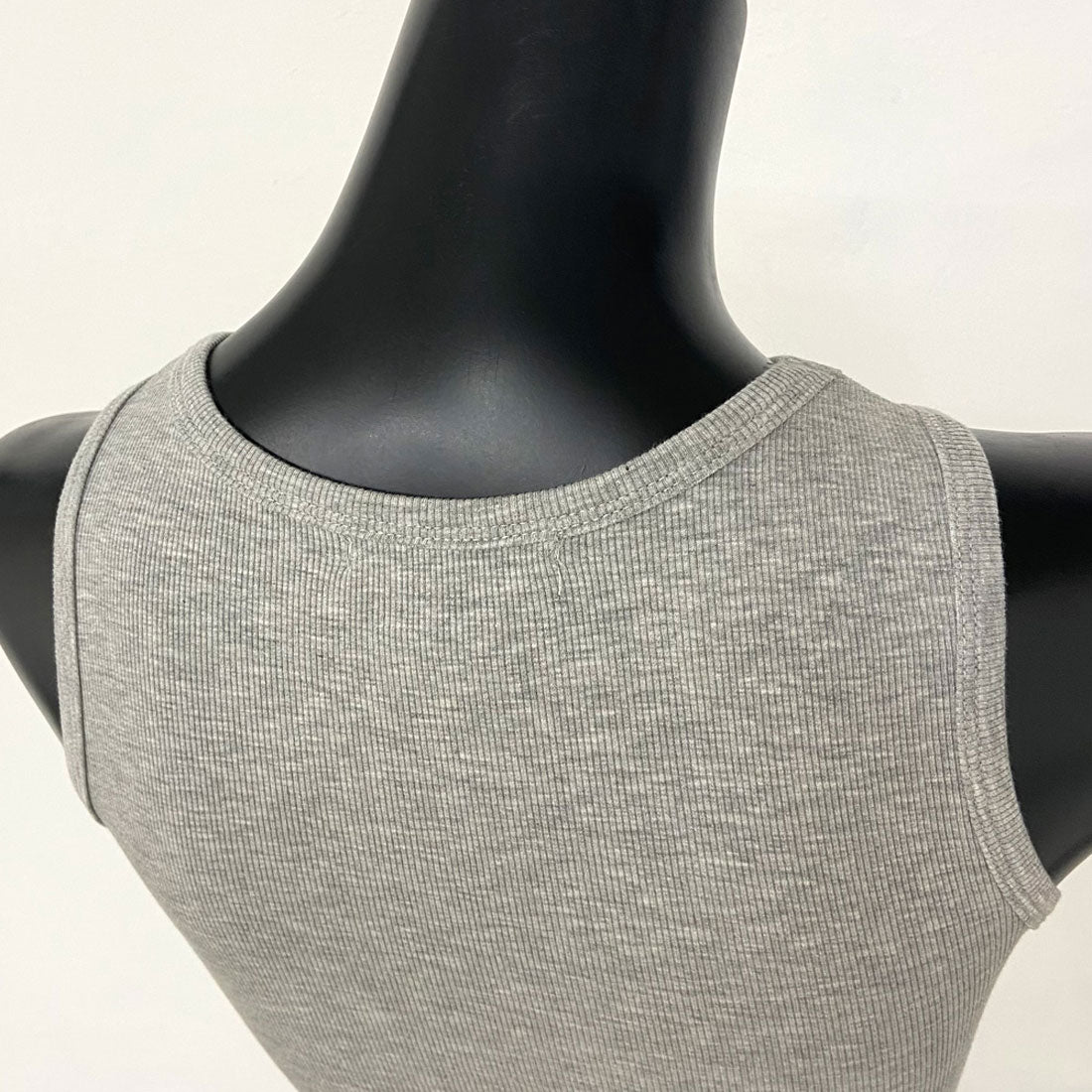 ノンヘッジ non-hedge シルバープレートリブタンクトップ （ブラック） ブラック