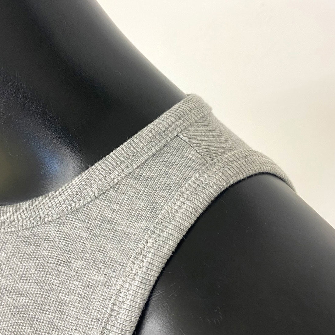 ノンヘッジ non-hedge シルバープレートリブタンクトップ （ブラック） ブラック