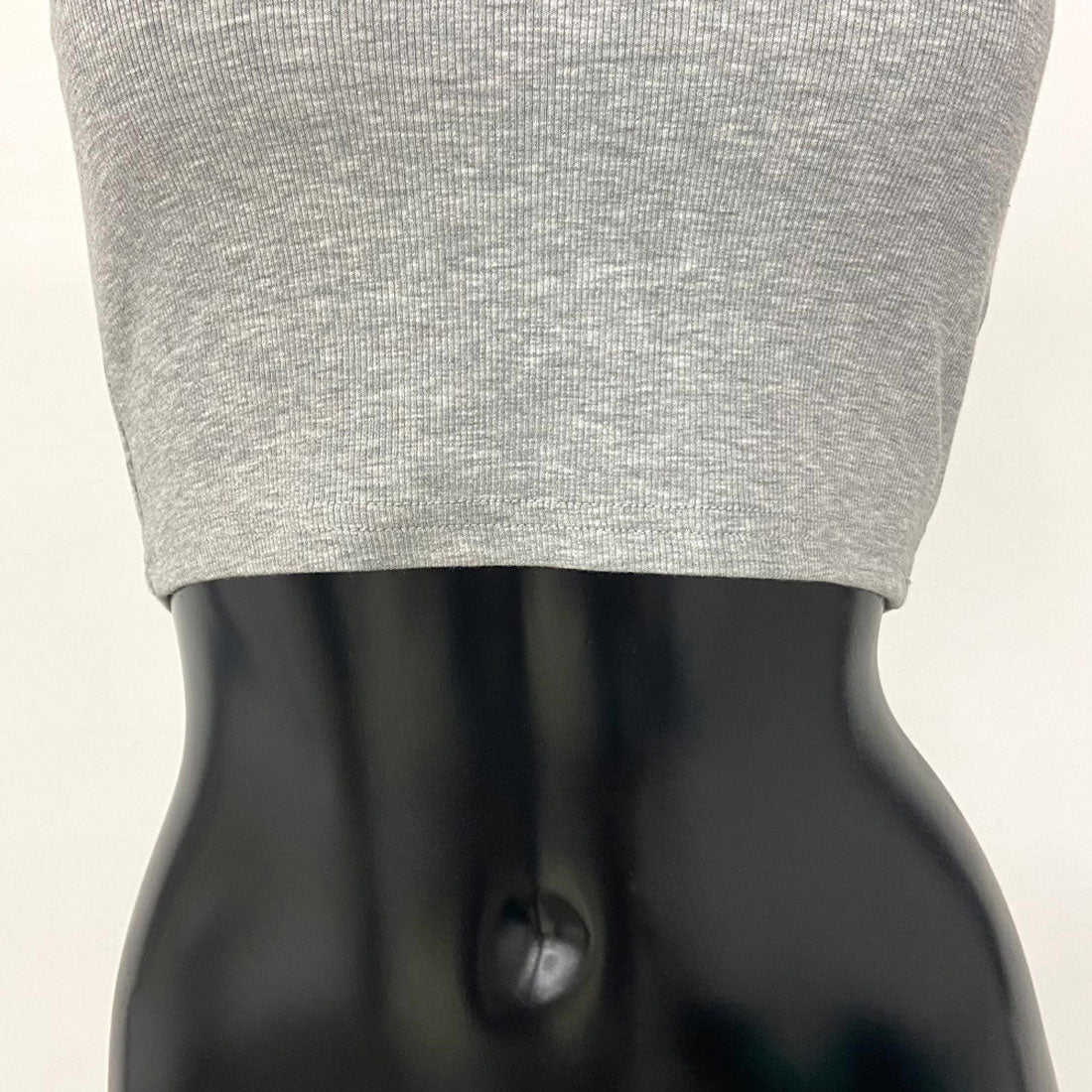 ノンヘッジ non-hedge シルバープレートリブタンクトップ （ブラック） ブラック