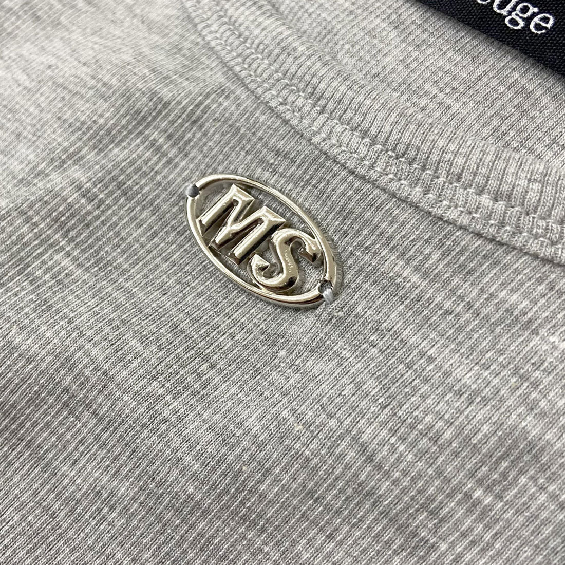 ノンヘッジ non-hedge シルバープレートリブタンクトップ （ブラック） ブラック