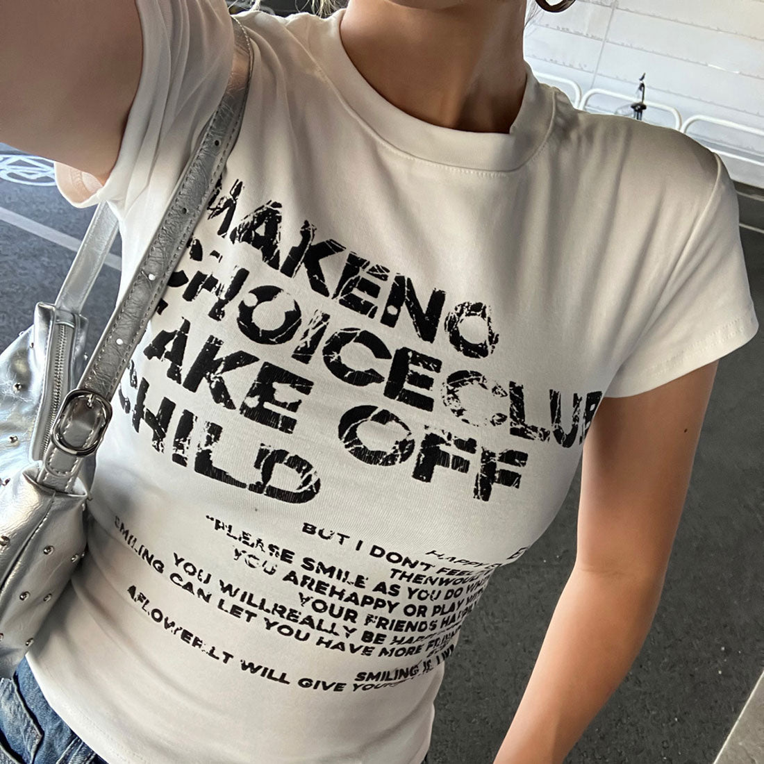 ノンヘッジ non-hedge ロゴムラプリントTシャツ （ネイビー） ネイビー