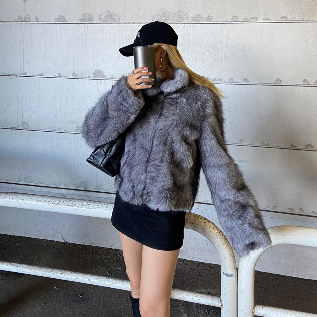 Non-Hedge MIX Fabric Blouson