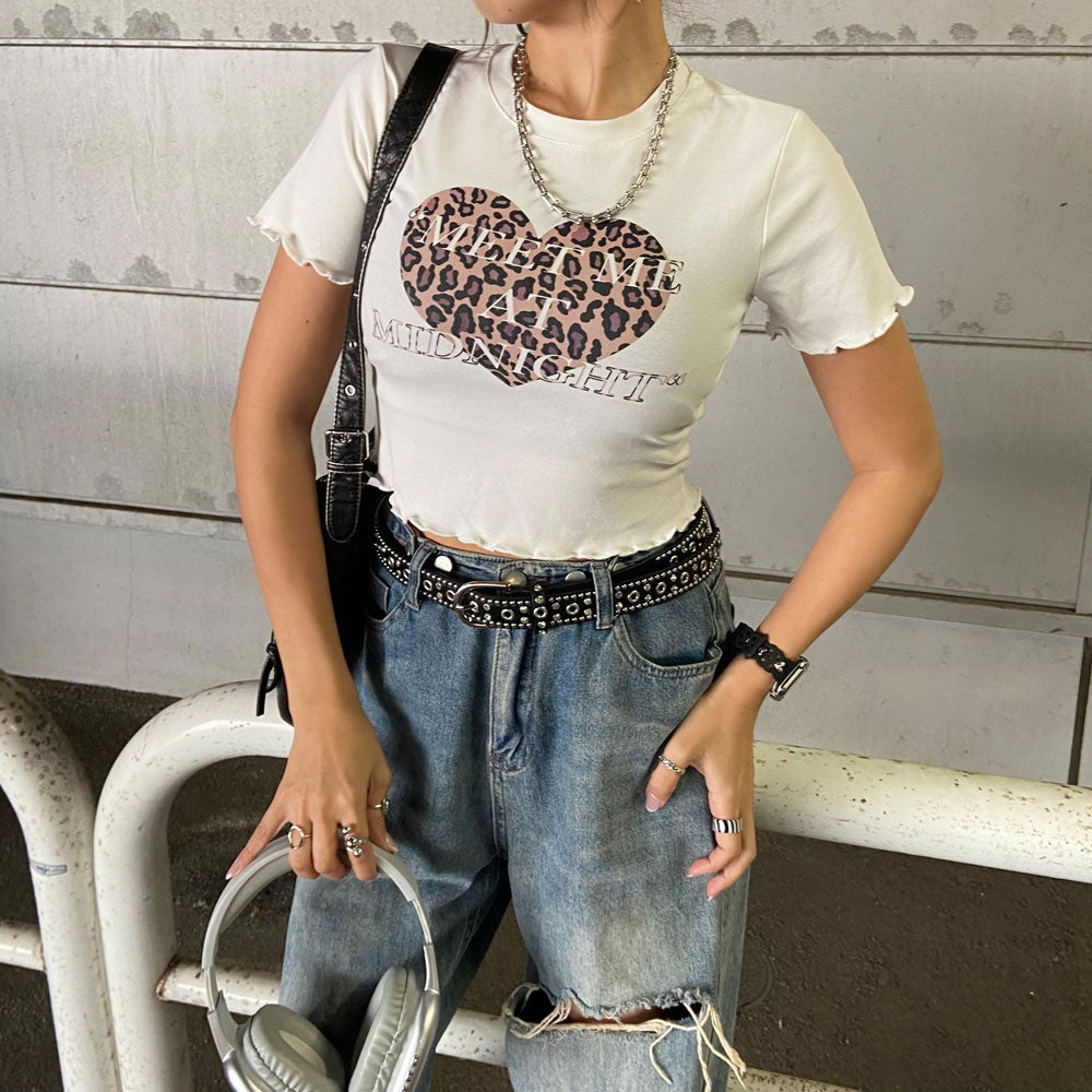 ノンヘッジ non-hedge ハートメローチビTシャツ （ブラック） ブラック