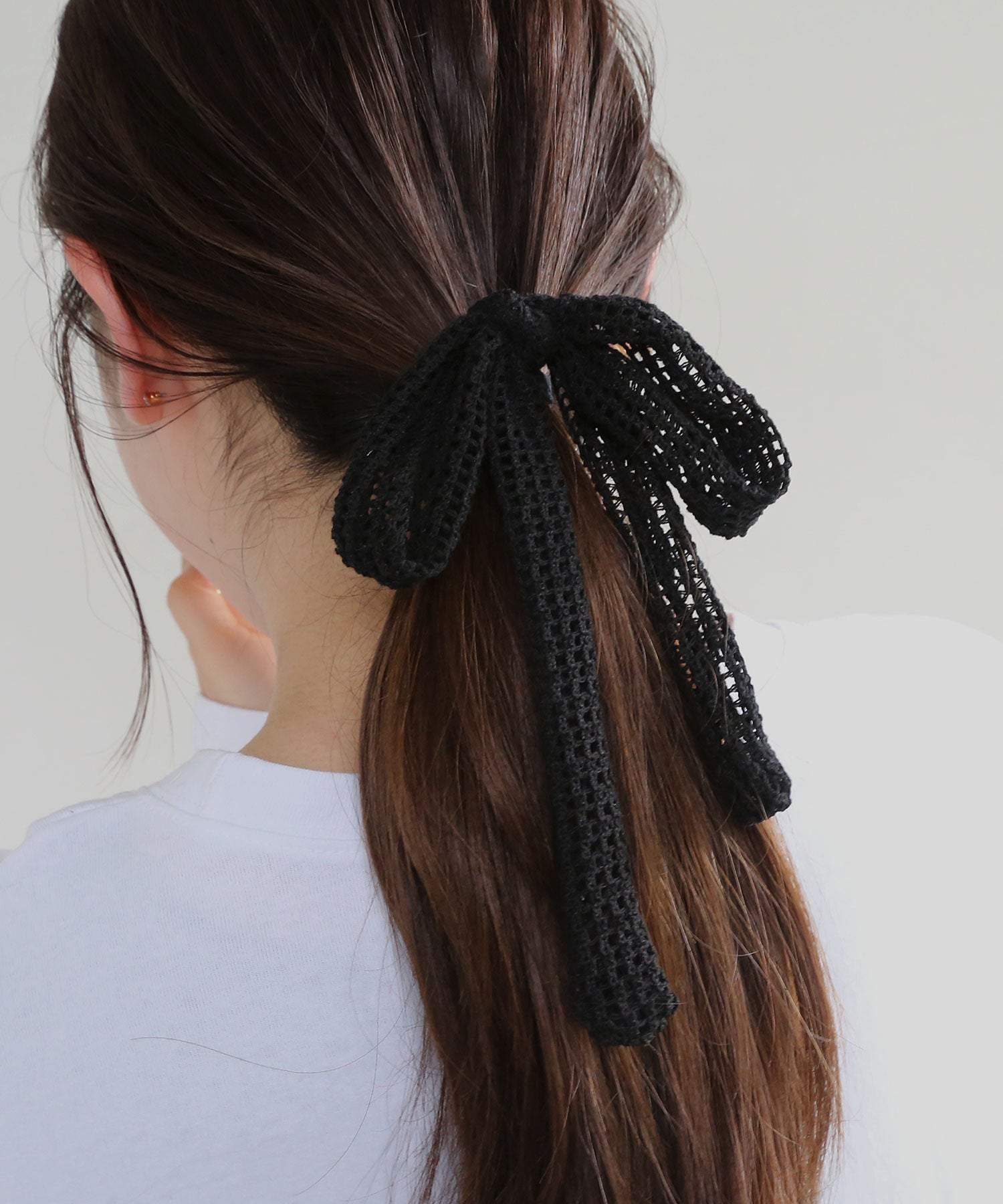 Colleca La Summer Knit Ribbon Hair Cuff/Hair Hook