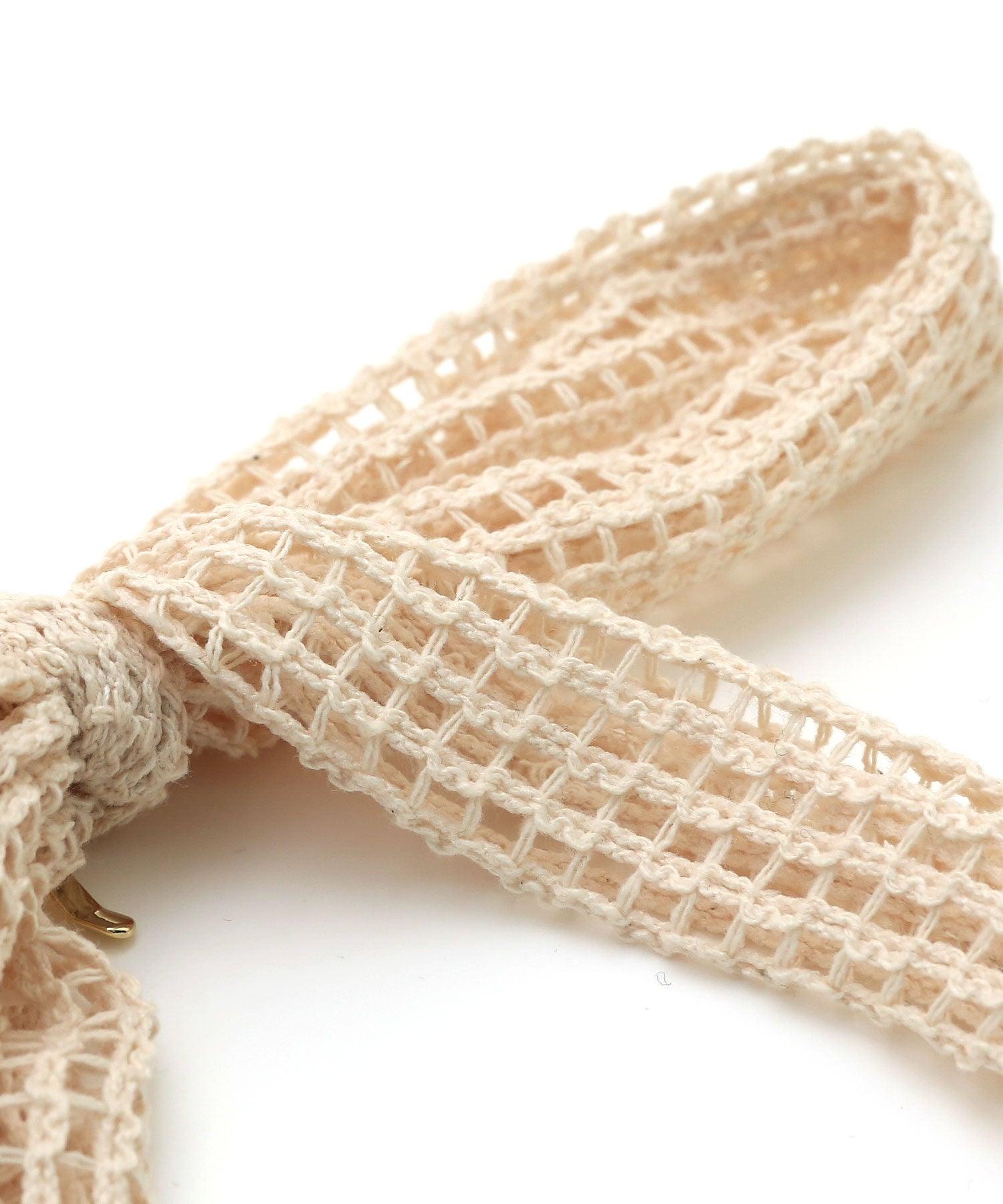 Colleca La Summer Knit Ribbon Hair Cuff/Hair Hook