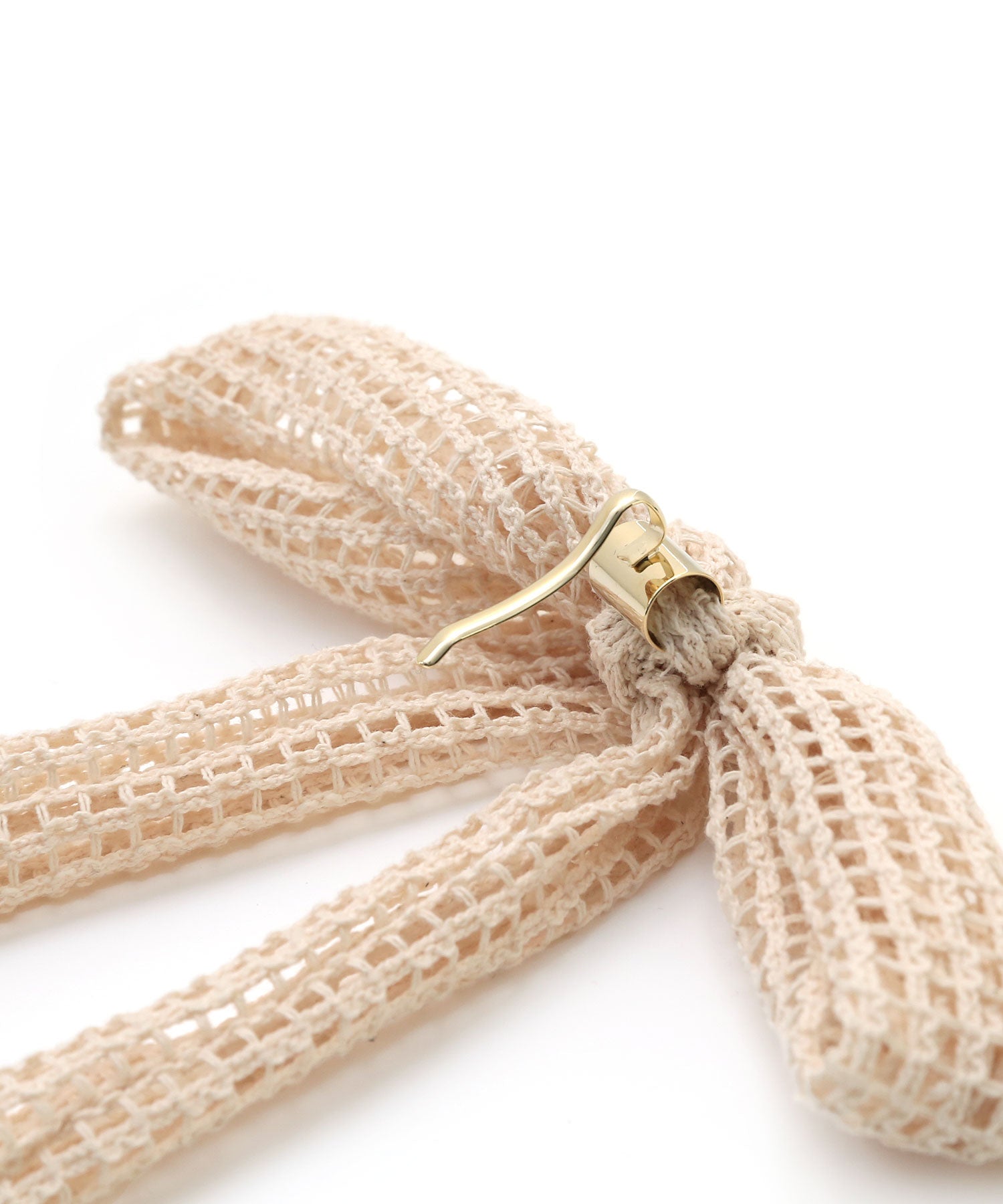 Colleca La Summer Knit Ribbon Hair Cuff/Hair Hook
